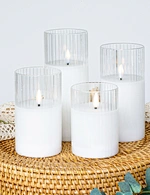 jelly wax candle glass